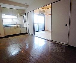 京都市営烏丸線 五条駅 徒歩5分の賃貸マンション 4階2DKのリビング/ダイニング