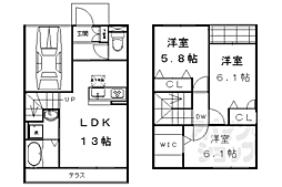 京都市営烏丸線 北大路駅 徒歩17分