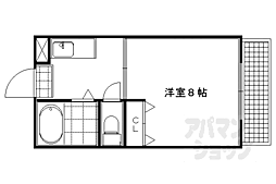 メゾン・デ・プランタン 1Kの間取図画像