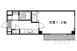 ミルメゾンT2 1Kの間取図画像