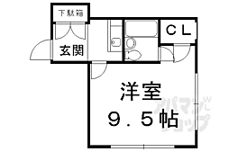 エイコンズハウス 1Kの間取図画像