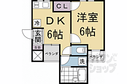 ソリオ1 1DKの間取図画像