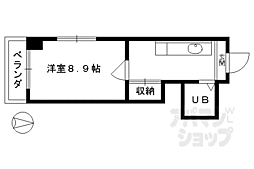 pepereN 1Kの間取図画像