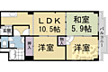 メガロコープ西陣1号棟4階9.8万円