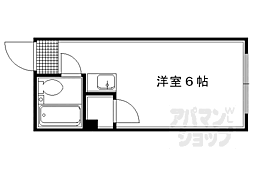 クリーンハイツタケダ ワンルームの間取図画像