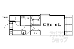 メゾン・エイム 1Kの間取図画像