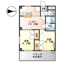 オーキッド・ヴィラ2  ｜ 神奈川県小田原市東町１丁目（賃貸マンション2LDK・2階・49.50㎡） その2