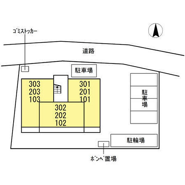 ペール メール メゾン 302｜神奈川県小田原市扇町１丁目(賃貸アパート1LDK・3階・37.59㎡)の写真 その3