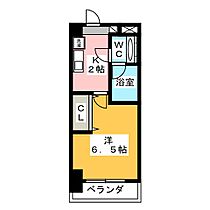 パルティーダ  ｜ 愛知県名古屋市北区平安１丁目（賃貸マンション1K・8階・24.82㎡） その2