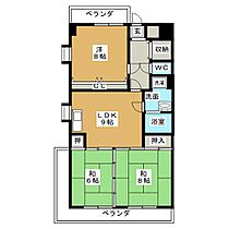 第2平安ビル  ｜ 愛知県名古屋市北区真畔町（賃貸マンション3LDK・5階・75.52㎡） その2