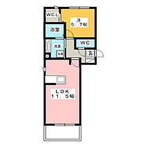 ルミエール  ｜ 愛知県名古屋市北区西志賀町４丁目（賃貸アパート1LDK・1階・42.96㎡） その2