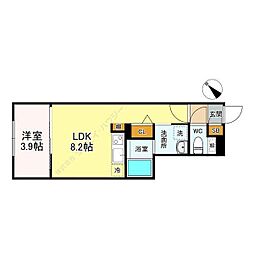 間取図画像 1LDK