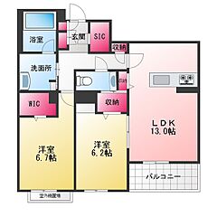 物件の間取り