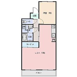 メゾン浪打 2LDKの間取図画像