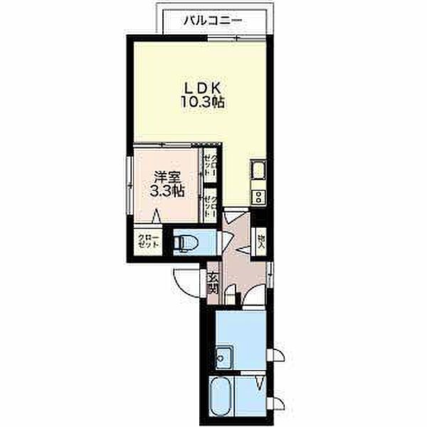 シャーメゾン西堀 101｜新潟県新潟市中央区西堀通6番町(賃貸アパート1LDK・1階・40.61㎡)の写真 その2