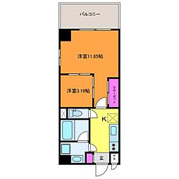 ルネスH笹口 6階/601
