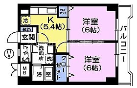 ドネグレイス立川ビル  ｜ 東京都中野区本町１丁目1411（賃貸マンション2DK・5階・49.48㎡） その2