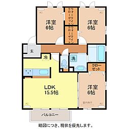 間取図画像 3LDK