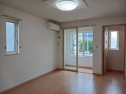 リアンメルヴェイユ　II 102 1階2DKのリビング/ダイニング