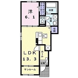 キョウハイムE 1階/101