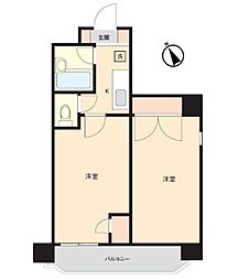 メゾン・ド・エグレット 2Kの間取図画像
