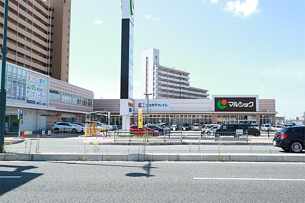 画像4:マルショク東駅店（215m）