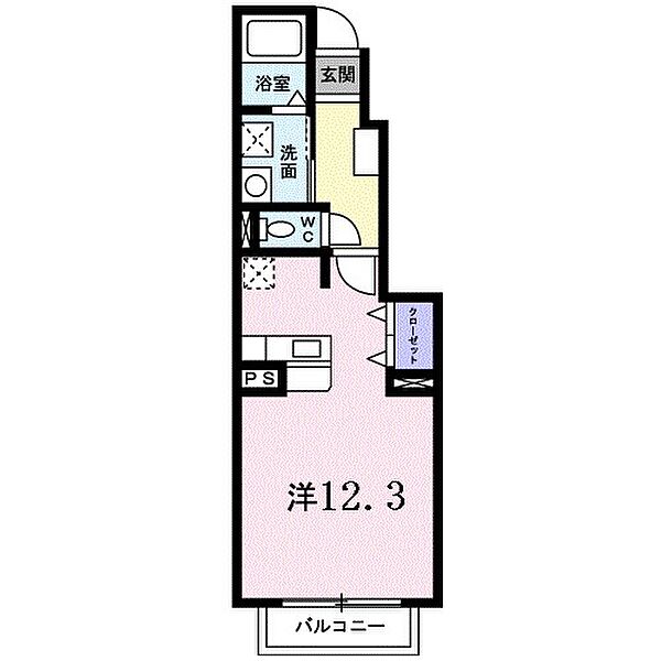 サンライズヒルII 103｜山口県下関市長府中六波町(賃貸アパート1R・1階・32.90㎡)の写真 その2