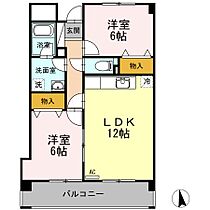 ヴィラージュ武久  ｜ 山口県下関市武久町１丁目（賃貸マンション2LDK・4階・59.47㎡） その2