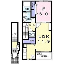 リュウオウ  ｜ 山口県下関市吉見里町２丁目（賃貸アパート1LDK・2階・48.65㎡） その2