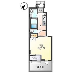 間取図画像 1K