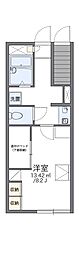 レオパレスIwish 1Kの間取図画像