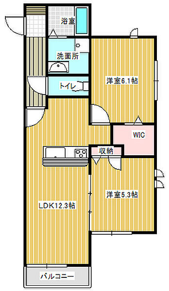 Lien KAISEI（リアン カイセイ） 201｜茨城県取手市ゆめみ野5丁目(賃貸アパート2LDK・2階・53.39㎡)の写真 その2