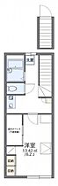 レオパレス新町 204 ｜ 茨城県稲敷郡阿見町大字青宿（賃貸アパート1K・2階・26.08㎡） その2