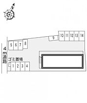 レオパレスエクセレントＮｏ．8 107 ｜ 茨城県取手市米ノ井34-2（賃貸アパート1K・1階・20.28㎡） その3