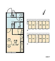 レオパレスおだまき 201 ｜ 茨城県坂東市辺田1111-3（賃貸アパート1K・2階・23.18㎡） その17