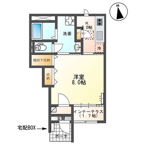 ネクスト　ハウス ｜茨城県取手市白山3丁目(賃貸アパート1K・1階・33.81㎡)の写真 その2