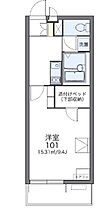 レオパレスイーストビレッジ2 104 ｜ 茨城県つくば市小野川15-7（賃貸マンション1K・1階・26.08㎡） その2