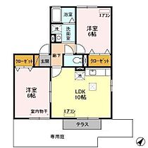 グランシャリオ 101 ｜ 千葉県野田市山崎（賃貸アパート2LDK・1階・50.58㎡） その2