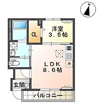 仮）つくば市榎戸新築アパート  ｜ 茨城県つくば市榎戸（賃貸アパート1LDK・1階・33.02㎡） その2