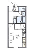 レオパレス千現 206 ｜ 茨城県つくば市千現1丁目12-8（賃貸アパート1K・2階・23.18㎡） その2