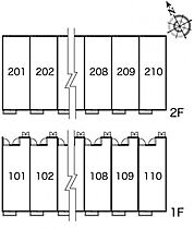 レオパレス暁 105 ｜ 茨城県稲敷郡阿見町大字若栗（賃貸アパート1K・1階・23.61㎡） その4