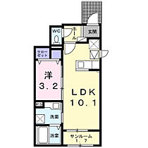 グレースよしわら 101 ｜ 茨城県稲敷郡阿見町よしわら2丁目1-3（賃貸アパート1LDK・1階・36.29㎡） その2