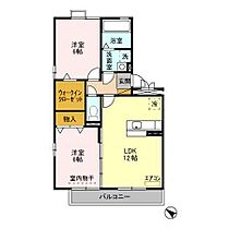 ラ・シャンブル Ｂ 202 ｜ 茨城県つくば市花畑1丁目（賃貸アパート2LDK・2階・56.24㎡） その2