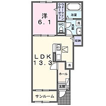 ラ　コリーナG 102 ｜ 茨城県つくばみらい市小絹368-1（賃貸アパート1LDK・1階・50.05㎡） その2