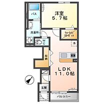 仮）取手市米ノ井387-1新築アパート  ｜ 茨城県取手市米ノ井（賃貸アパート1LDK・1階・43.23㎡） その2