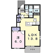 ベル・オーシャン　Ｓ棟 101 ｜ 茨城県筑西市下川島810-3（賃貸アパート1LDK・1階・45.89㎡） その2