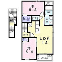 メゾン・ド・アンジュA 201 ｜ 茨城県坂東市辺田314-1（賃貸アパート2LDK・2階・56.72㎡） その2