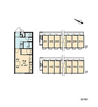 レオパレス檜木並 208 ｜ 茨城県坂東市鵠戸（賃貸アパート1K・2階・23.18㎡） その15