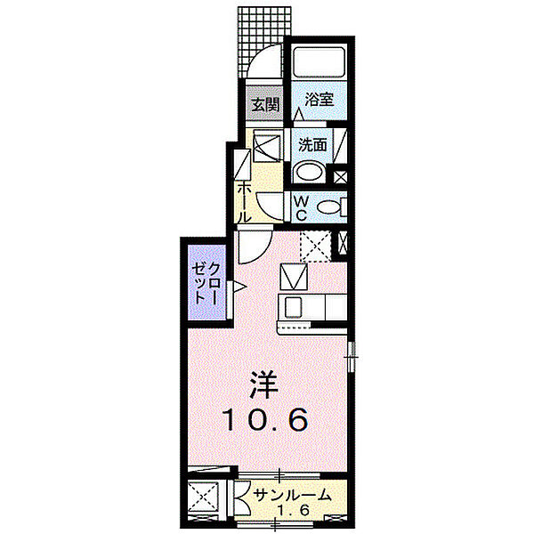 リオンリゾートIX 101｜茨城県つくば市上横場(賃貸アパート1R・1階・32.23㎡)の写真 その2