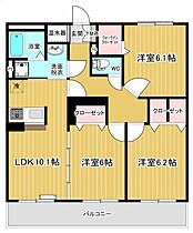 パークビレッジ松代 305 ｜ 茨城県つくば市松代2丁目23-6（賃貸マンション3LDK・5階・68.88㎡） その2